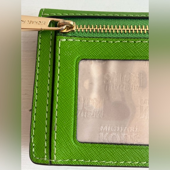 Michael Kors Lime Green Card Holder - Picture 8 of 13